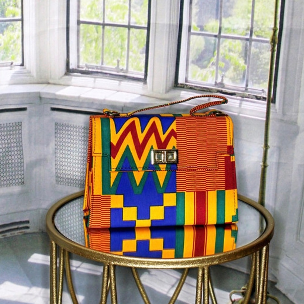 Ankara Handbag - Kente Cloth